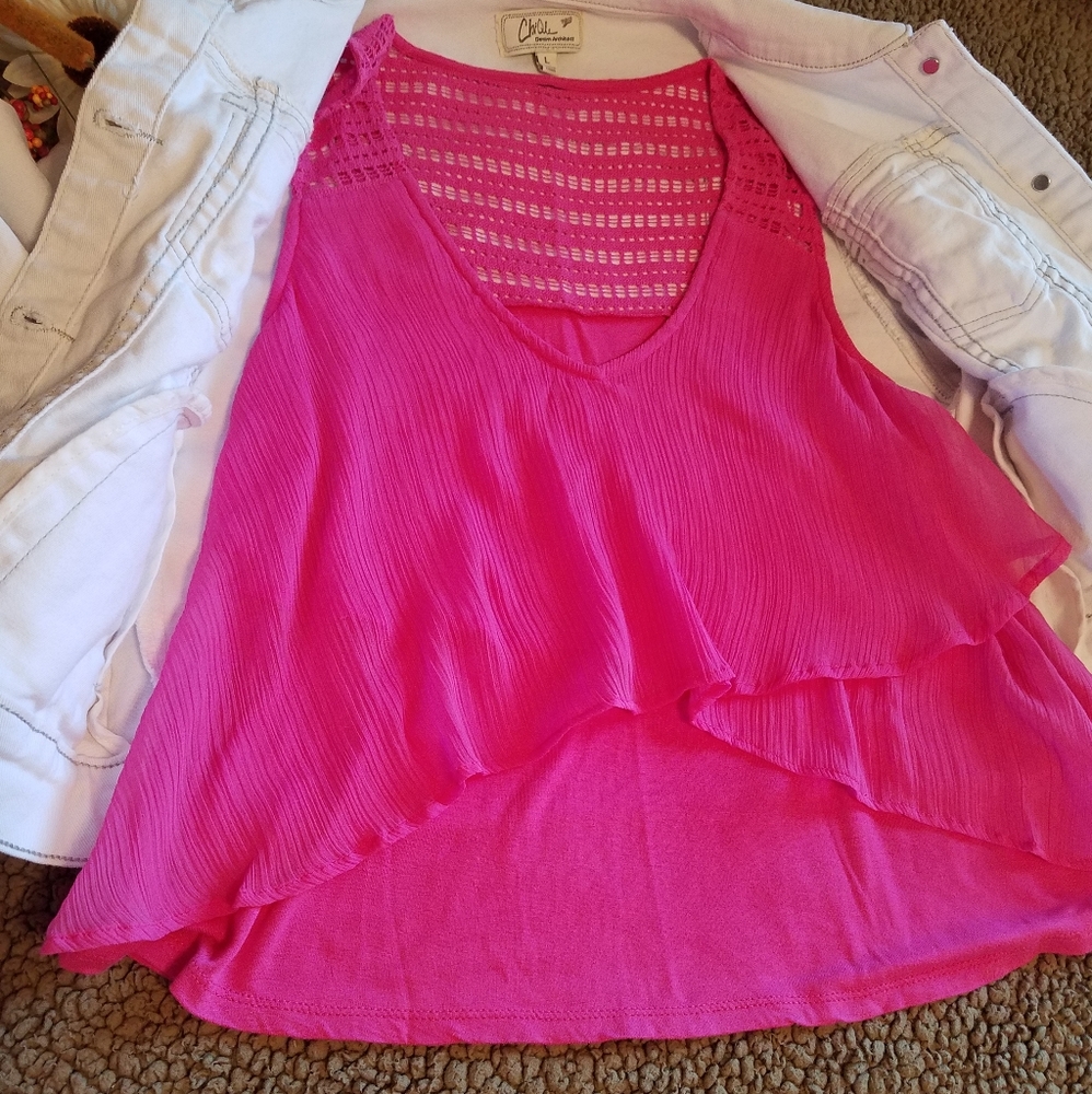 INC - Pink Tank / sleeveless blouse